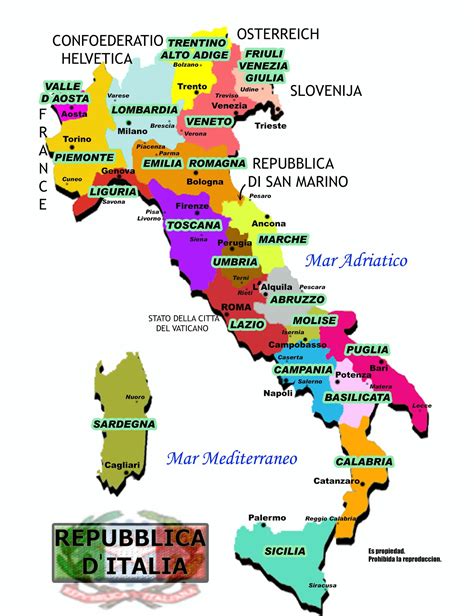Europaitaliacg Italia País Grande Del Continente Europeo