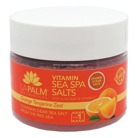 La Palm Sea Spa Salts 12 Oz Orange Tangerine Zest Lp203