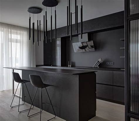 Even small changes can make your kitchen look completely different. 80 Black Kitchen Cabinets - The Most Creative Designs ...
