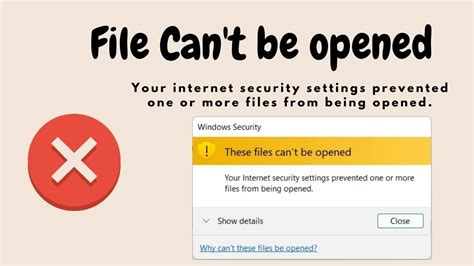 Your Internet Security Settings Prevented One Or More Files From Being