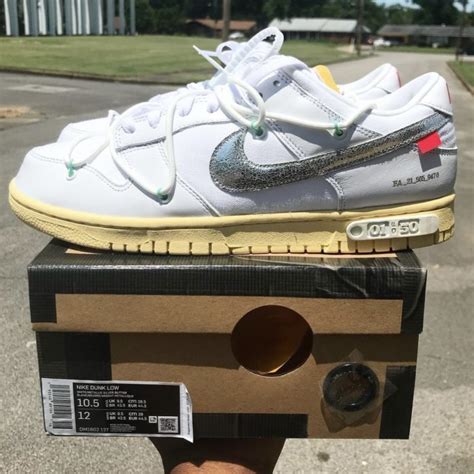 Off White Nike Dunk Low The 50 Collection Release Date Sbd