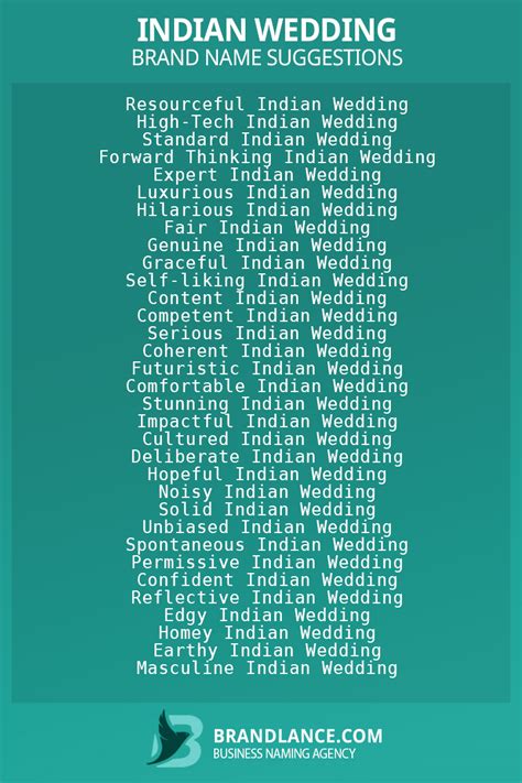 Indian Wedding Business Name Ideas List Generator