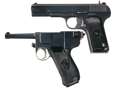 Two Semi Automatic Pistols A Chinese M20 Semi Automatic Pistol Rock