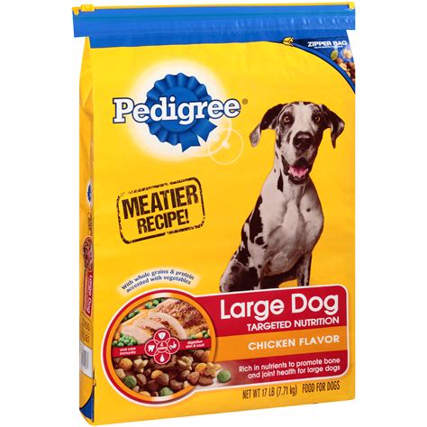 Pedigree Large Breed Dry Dog Food 1700 Lb