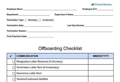 Employee Offboarding In Simple Steps Free Checklist Hot Sex