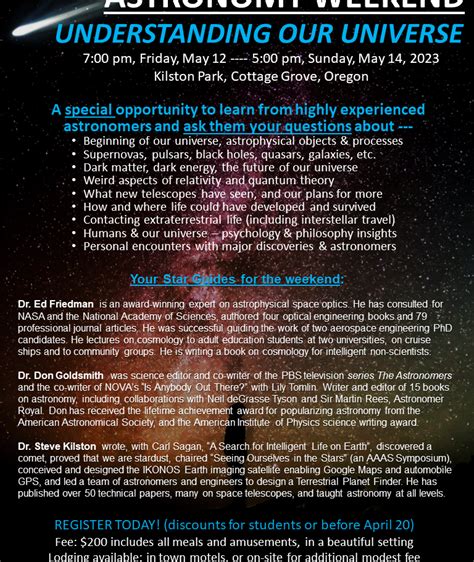 Astronomy Weekend Understanding Our Universe Sky And Telescope Sky