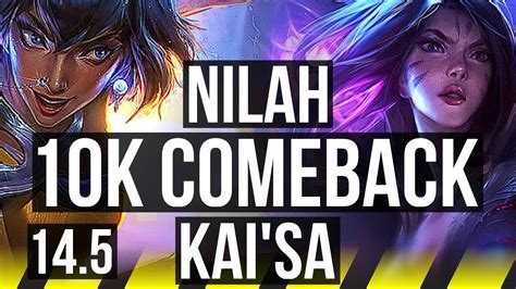 NILAH Maokai Vs KAI SA Rell ADC Comeback Rank 12 Nilah EUW