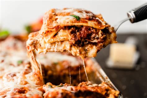 Homemade Lasagna Recipe With Ground Beef