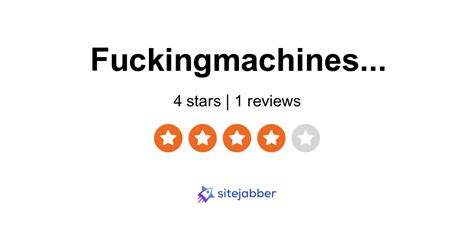 Fuckingmachines Reviews 1 Review Of Sitejabber