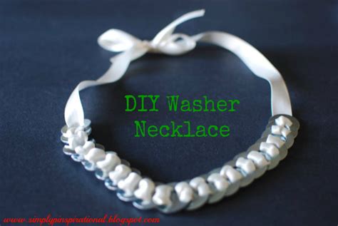 Simply Pinspirational Diy Washer Ribbon Necklace