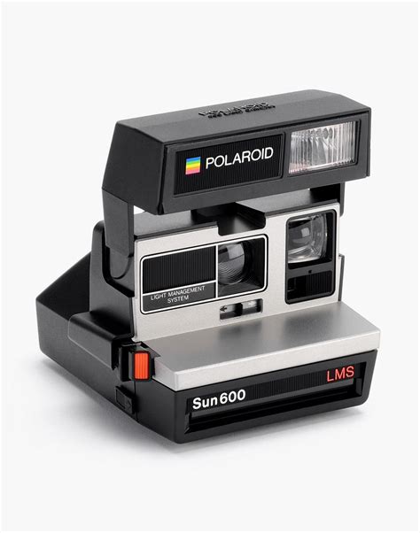 Retrospekt Polaroid 600 Sun600 Lms Silver And Black Instant Film Camera