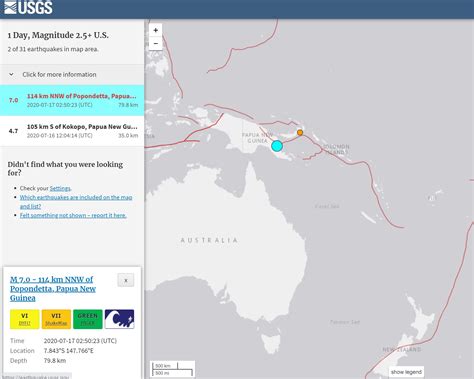 Magnitude 7 Quake Hits Papua New Guinea