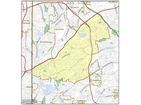 Lakeside And Briarcliff Submit Map For New City Lavista Hills