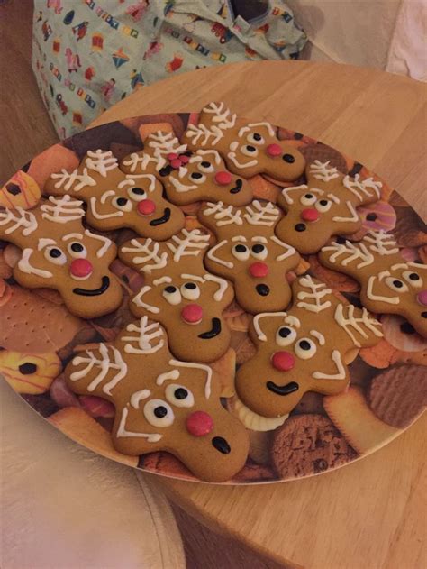 Every year, i bake gingerbread men to munch on, and they last a good while as well. Upside down gingerbread man, makes a great reindeer! | Gingerbread, Gingerbread man, Gingerbread ...