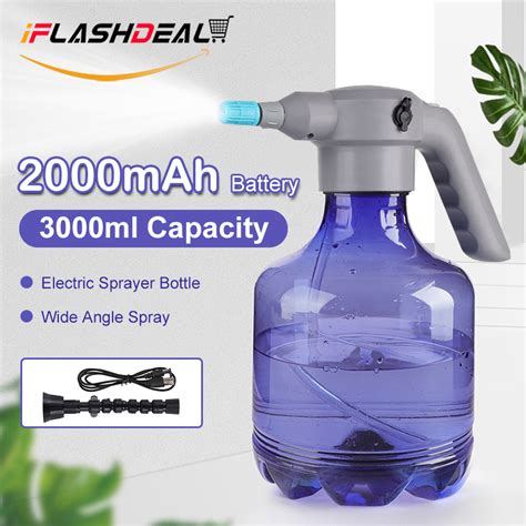 Iflashdeal 3l Electric Plant Spray Bottle Automatic Watering Fogger Usb
