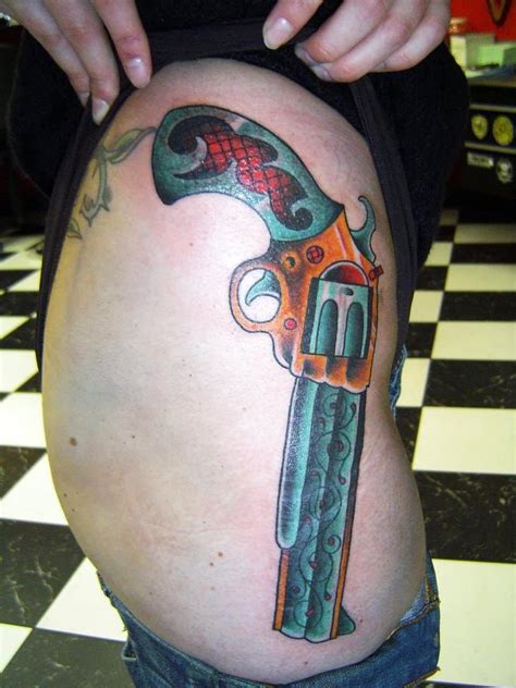 Gun Tattoo Designs For Women Flawssy