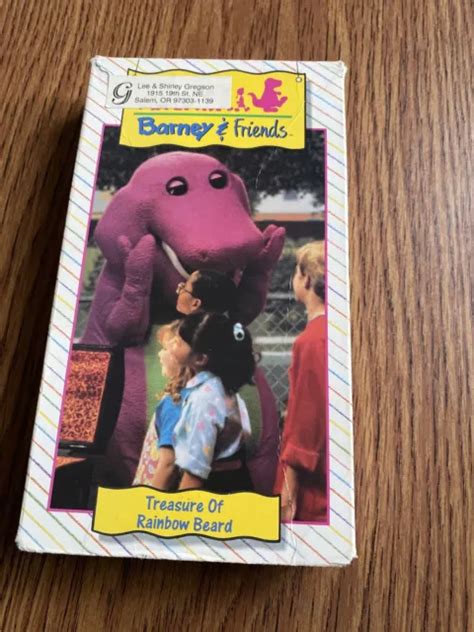 Barney And Friends Vhs Treasure Of Rainbow Beard Rare Childrens Time
