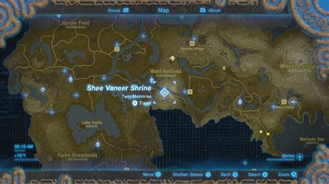 Shee Vaneer Shrine Guide Legend Of Zelda Breath Of The Wild