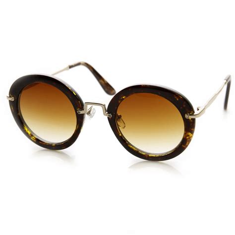 trendy womens fashion oversize round sunglasses zerouv