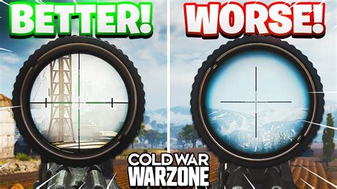This Is The Best Reticle For Cold War Weapons In Warzone Youtube