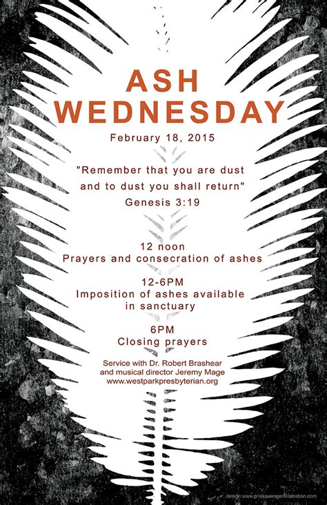 Ash Wednesday West Park Presbyterian Church