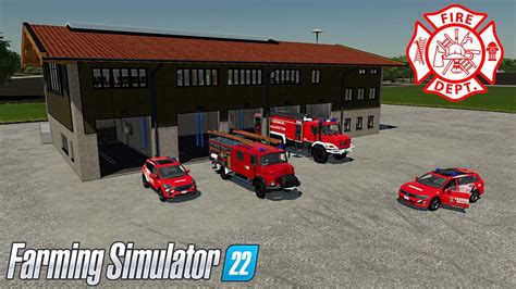 Fs22 Build A Fire Station Farming Simulator 22 Mods Youtube