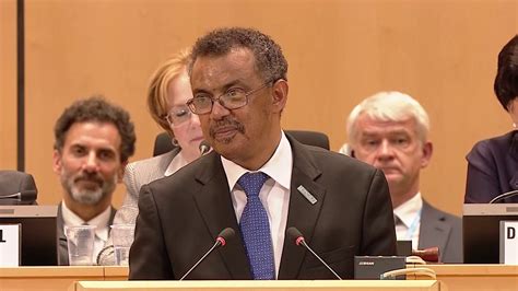 Who Appointment Of Dr Tedros Adhanom Ghebreyesus As New Who Director