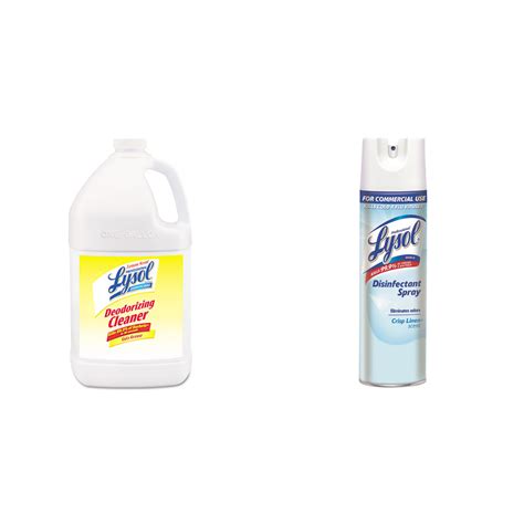 Lysol Disinfectant Concentrate 1gal And Lysol Disinfectant Spray 19oz
