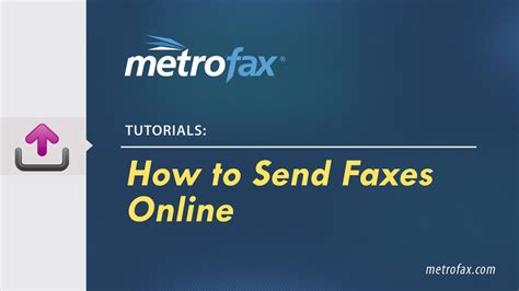 How To Send Faxes Online Youtube