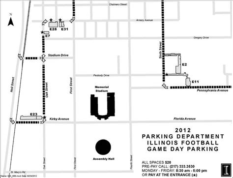 Football Parking Map Parking Services