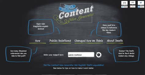 Content Idea Generator A Magical Tool To Help You Write Spin Sucks