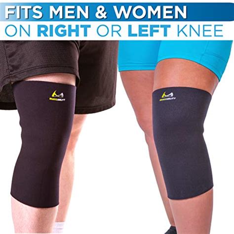 Braceability Plus Size Neoprene Knee Sleeve Xxxxl Compression Support Brace For Bariatric Men