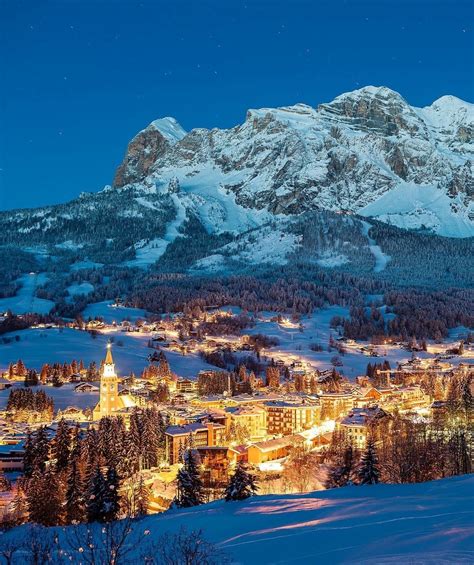 Cortina Dolomites Scenery Winter Scenes Beautiful Places To Visit