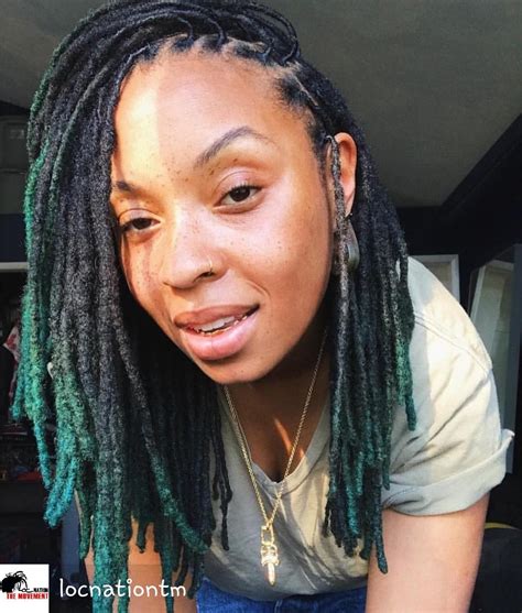 pin by asia marie on colorful locs hair styles locs hairstyles natural hair styles