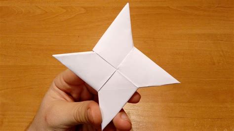 How To Make A Paper Ninja Star Shuriken Origami Youtube