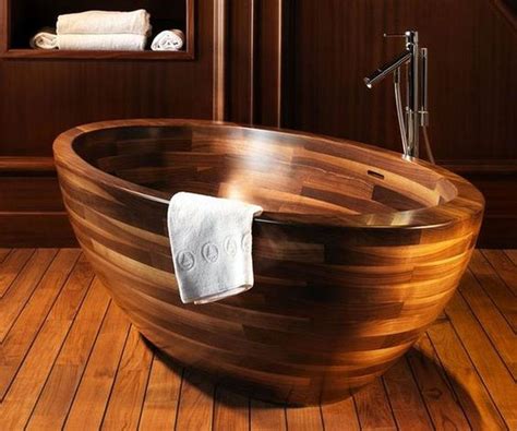 24 Diy Wooden Bathtub Design Ideas To Get Warm And Cozy Atmosphere