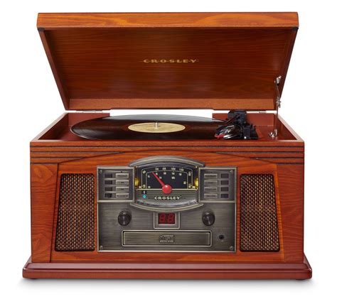 Crosley Cr42d Pa Lancaster 3 Speed Turntable With Radio Cdcassette