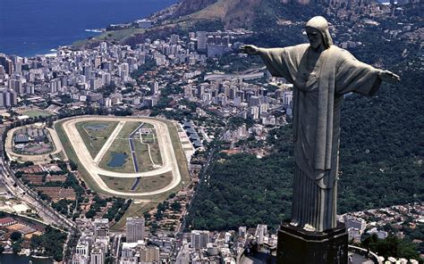 Rio De Janeiro Brazil Statues City Landscape Hd Wallpaper Peakpx