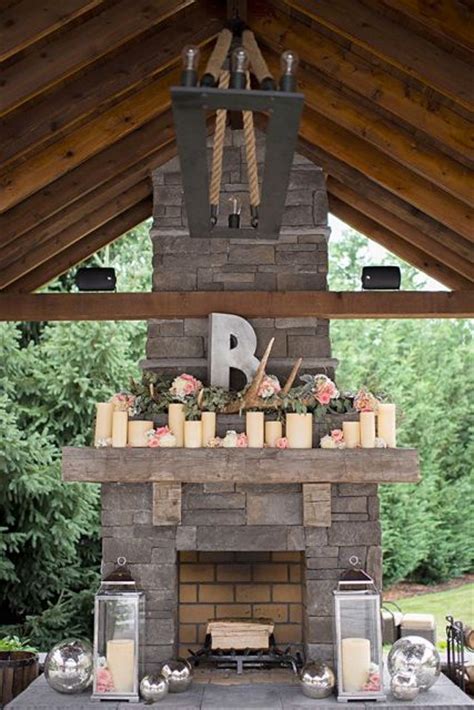 22 Cozy Fireplace Décor Ideas For Your Big Day Weddingomania