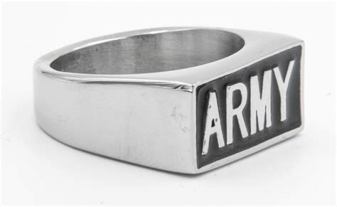 United States Army Ring Ss Biker Rock Star Rings