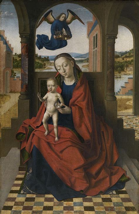 La Virgen Con El Niño Por Petrus Christus Petrus Christus