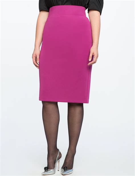 Neoprene Pencil Skirt Pencil Skirt Plus Size Skirts Fashion