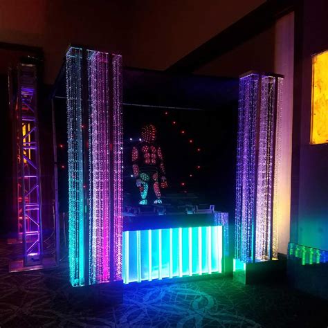 Led Lighted Crystal Columns 24 Seven Productions