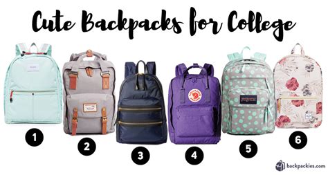 Campus Style 6 Cute Backpacks For College 2018 Backpackies
