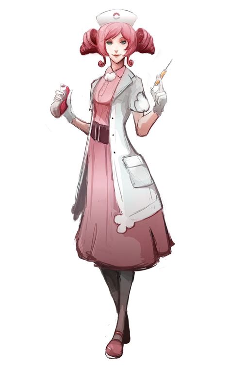 Nurse Joy By Mrredbutcher In Character Design Cute Paintings