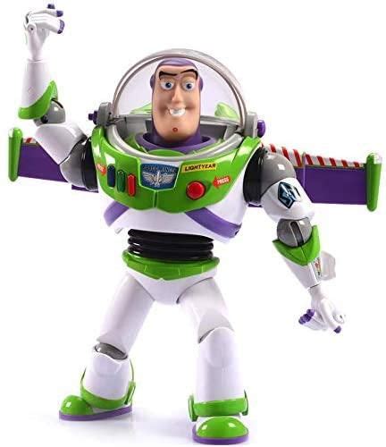 Toy Story 5 Anime Buzz Lightyear Figure Toys Lights Voices Speak English Joint Movable With