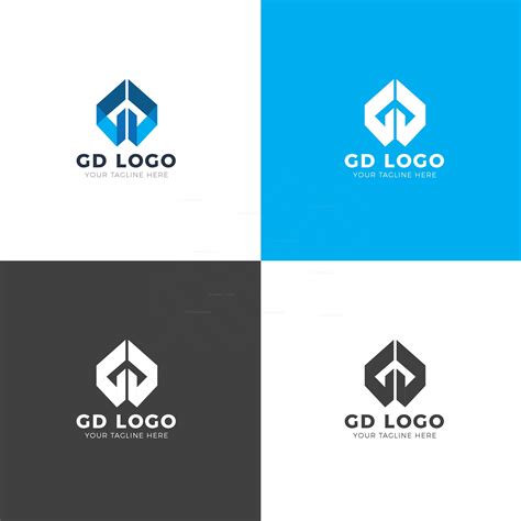 Gd Professional Logo Design Template Graphic Mega Graphic Templates