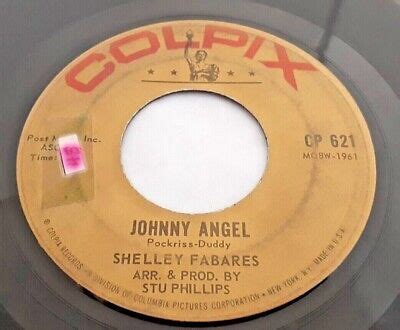 Shelley Fabares 45 Record Johnny Angel 1962 Girl Group Pop Rock And