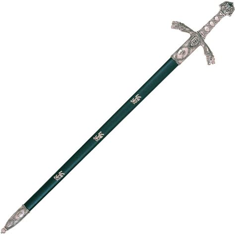 Authentic Medieval Swords The Lionhearts Sword Nickel Finish