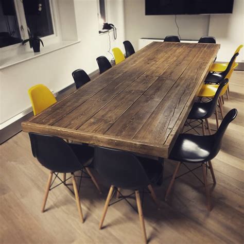 Reclaimed Wood Meeting Boardroom Table By Revive Joinery